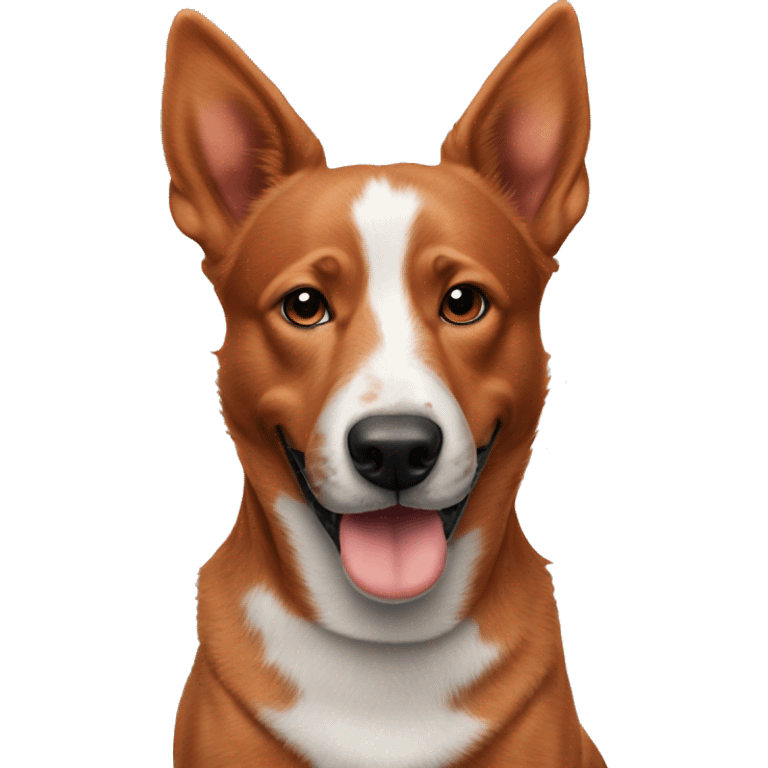 red cattle dog emoji