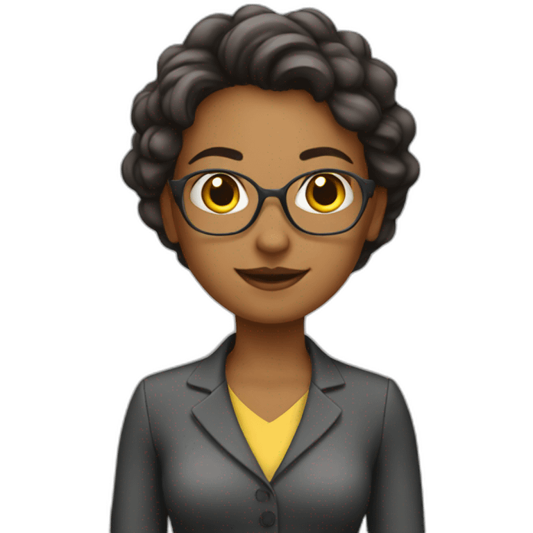 Physics girl teacher emoji