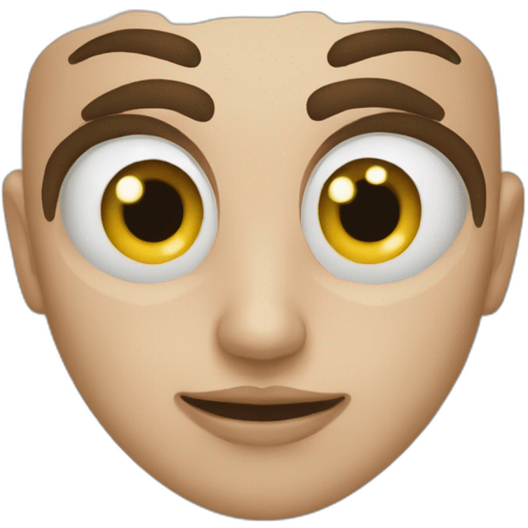 Haussement des yeux emoji