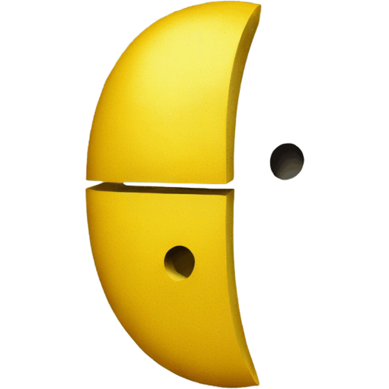 Pacman made only with text emoji