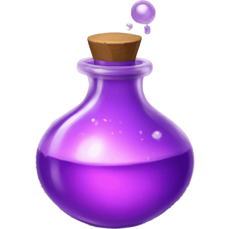 violet magic potion emoji