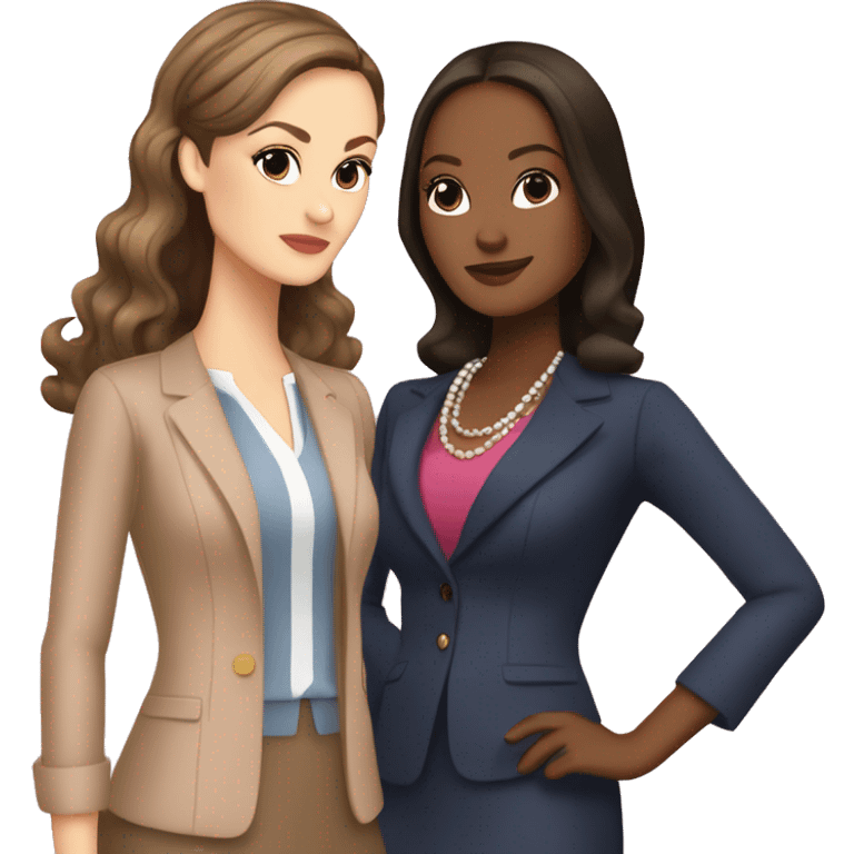 Serena Vander Woodson and Blair Waldorf emoji