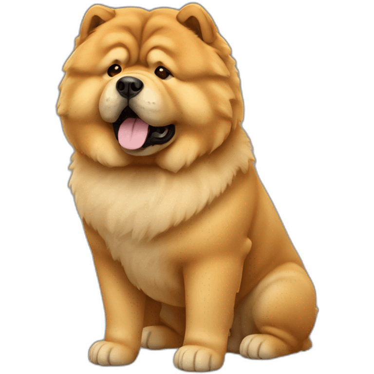 Chow Chow Dog Full Body emoji