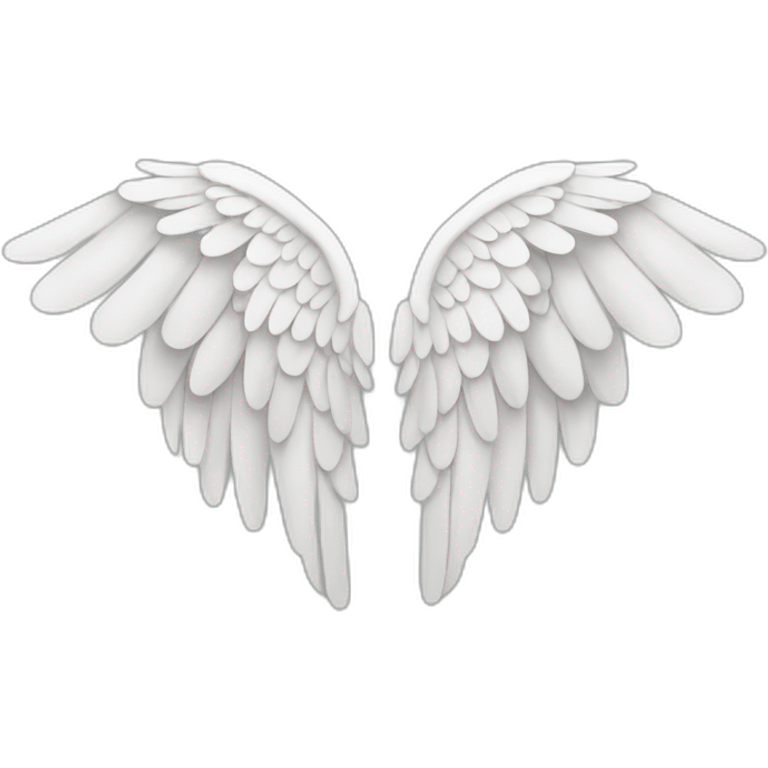 small angel wings emoji