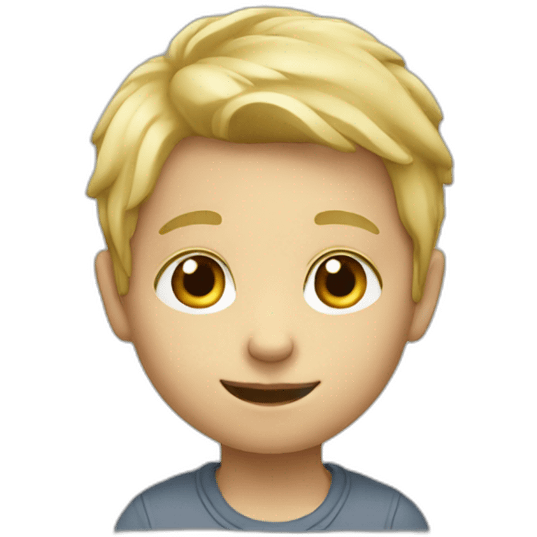 Little blonde boy emoji