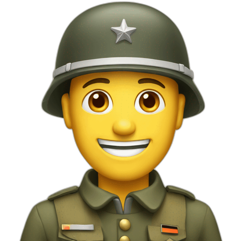 German soldier happy emoji