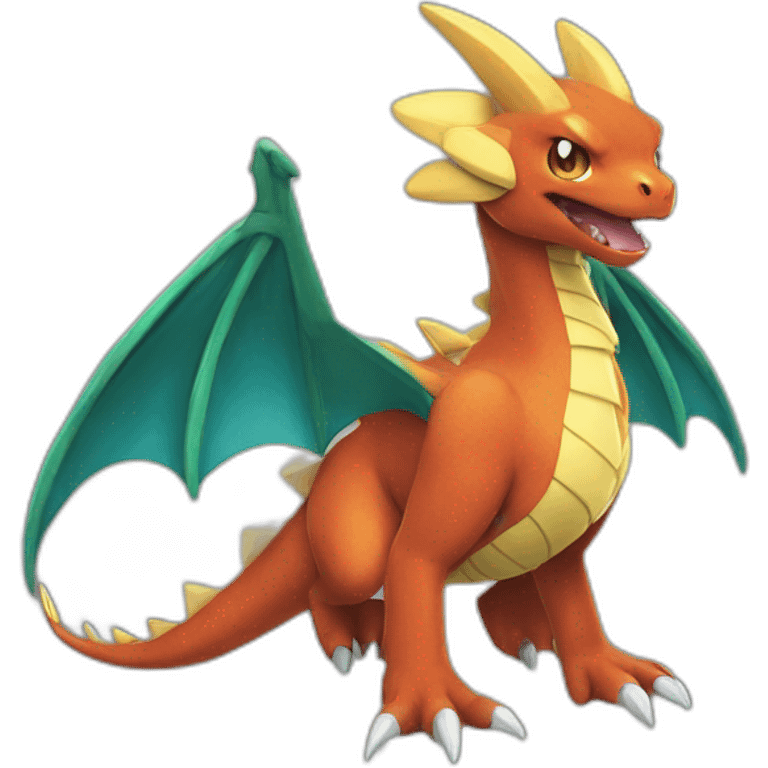 Dracofeu pokemon emoji