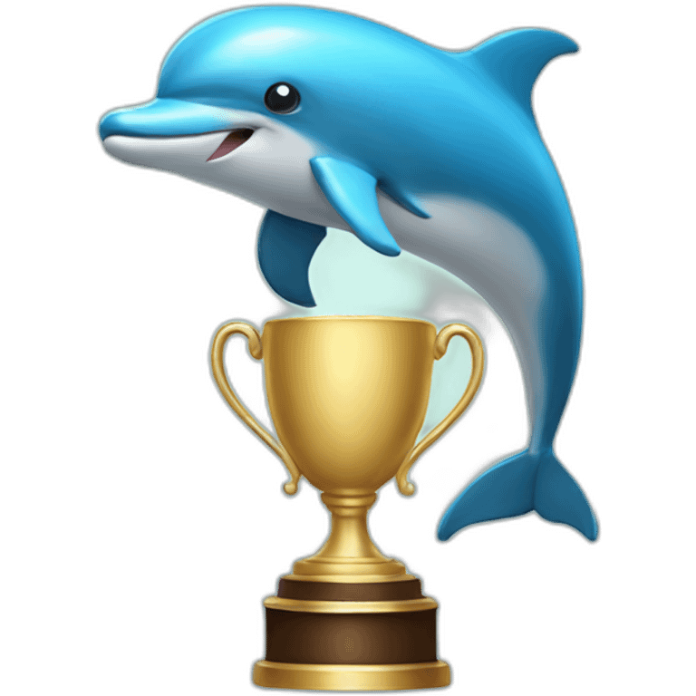 dolphin trophy emoji