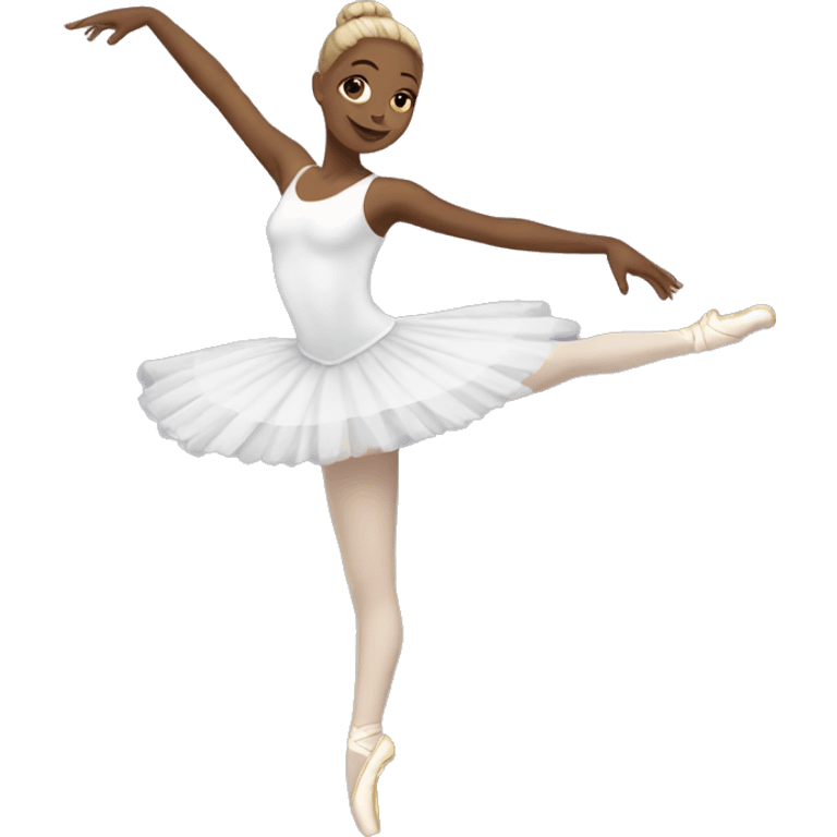 white ballerina  emoji