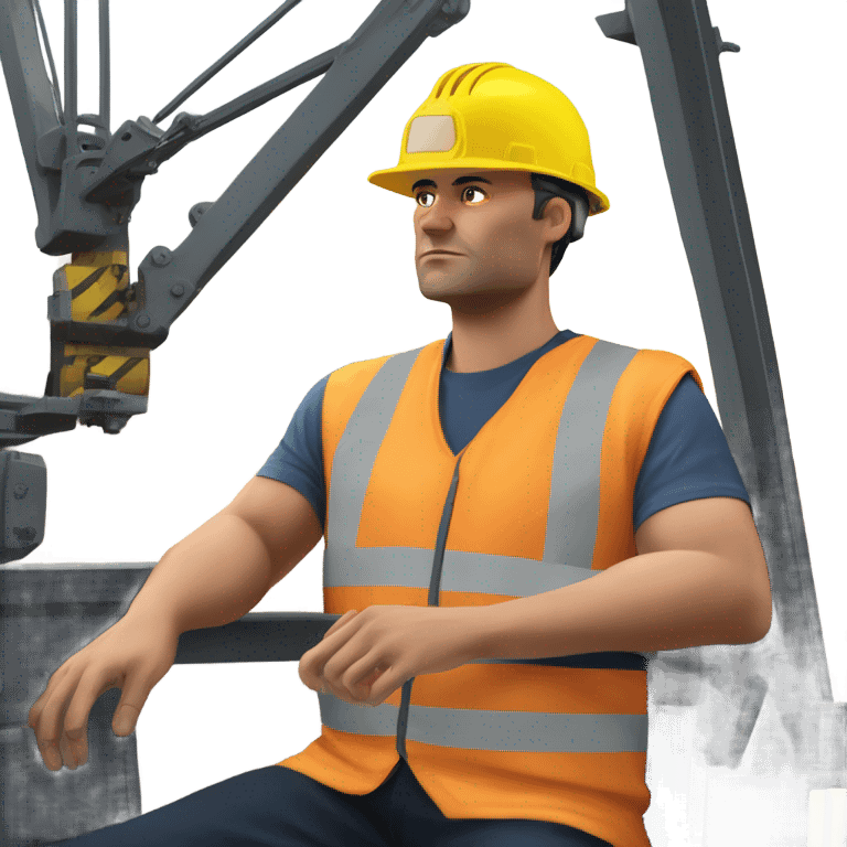 Crane operator  emoji