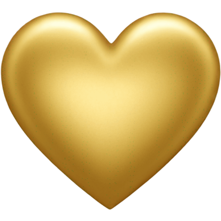 gold heart emoji