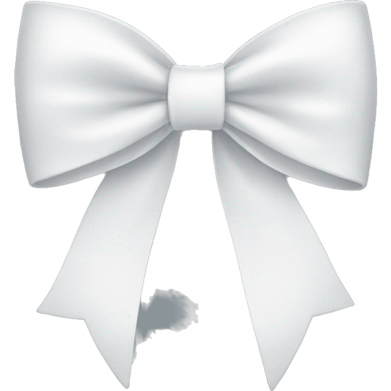 White bow emoji