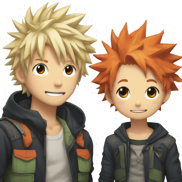 Bakugo and kirishima emoji