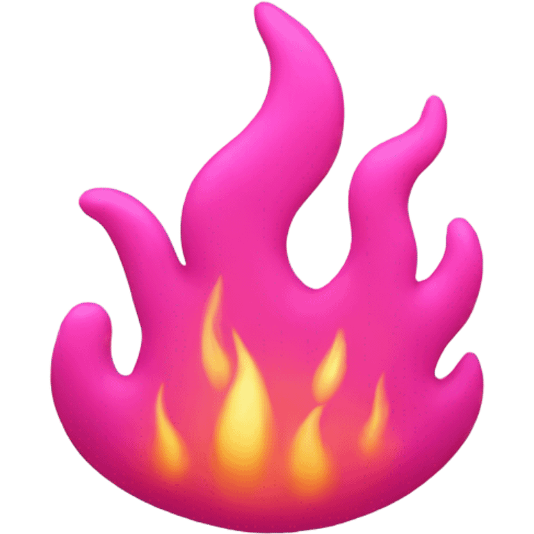 Pink fire emoji