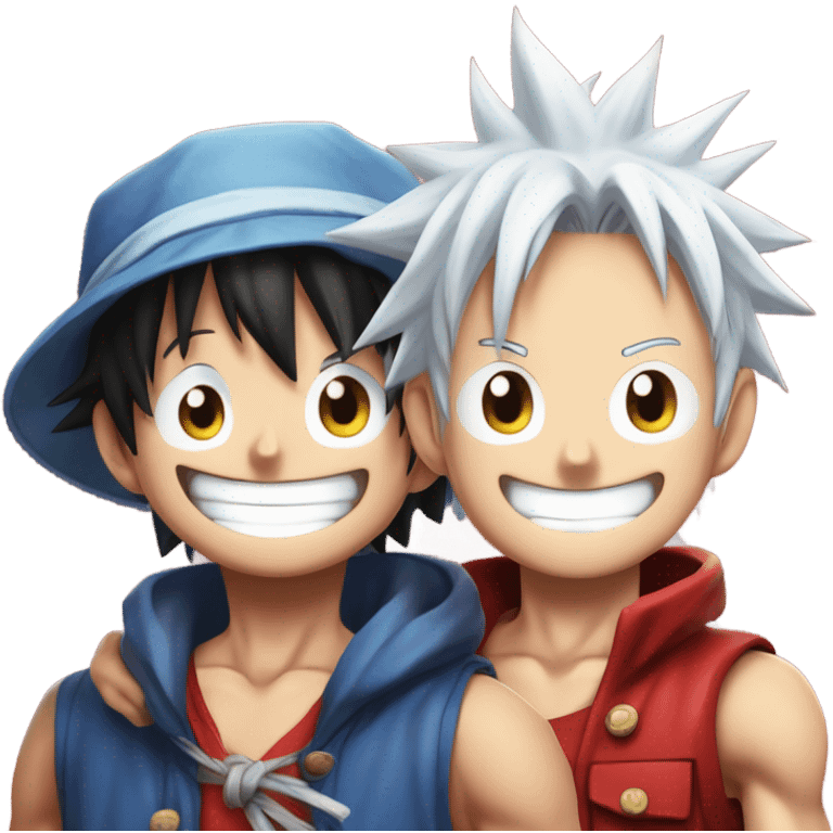 Luffy with kirua  emoji