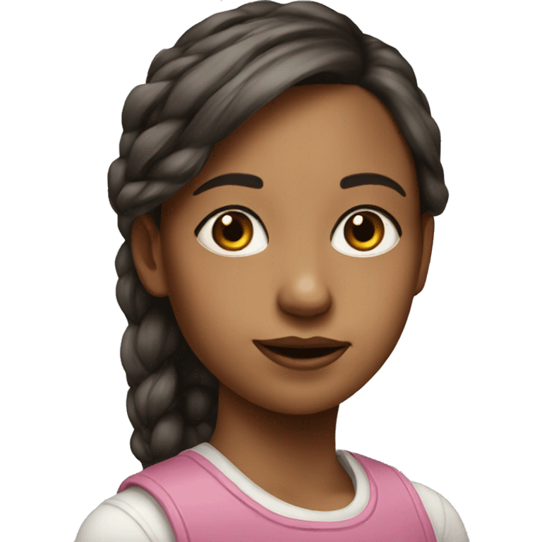 realistic portrait of girl emoji