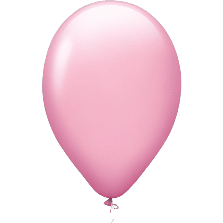 Light pink one balloon  emoji