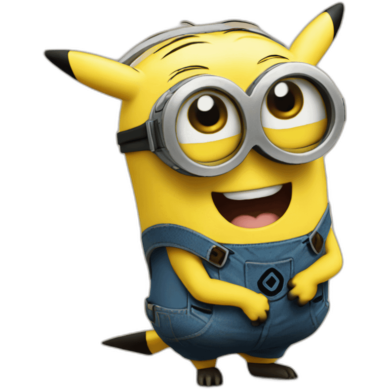 Minion pikachu emoji