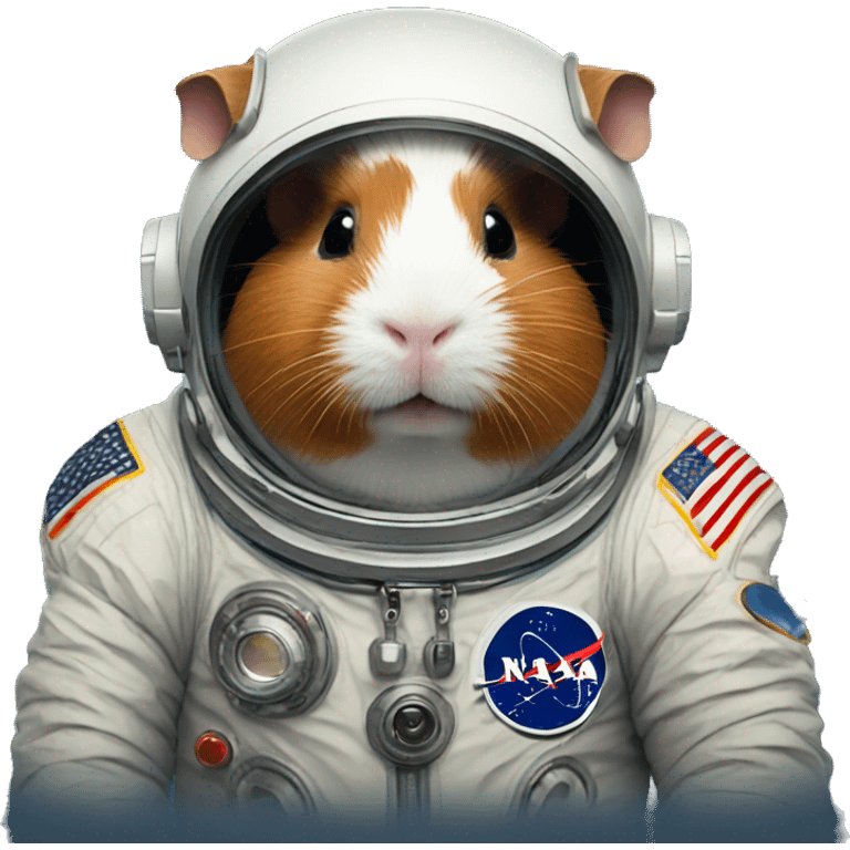 guinea pig astronaut emoji