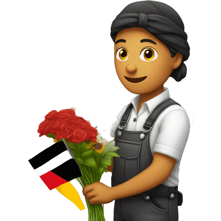 florist with germany flag emoji