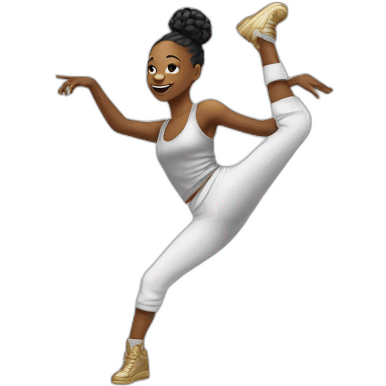 danseuse de hip hop emoji