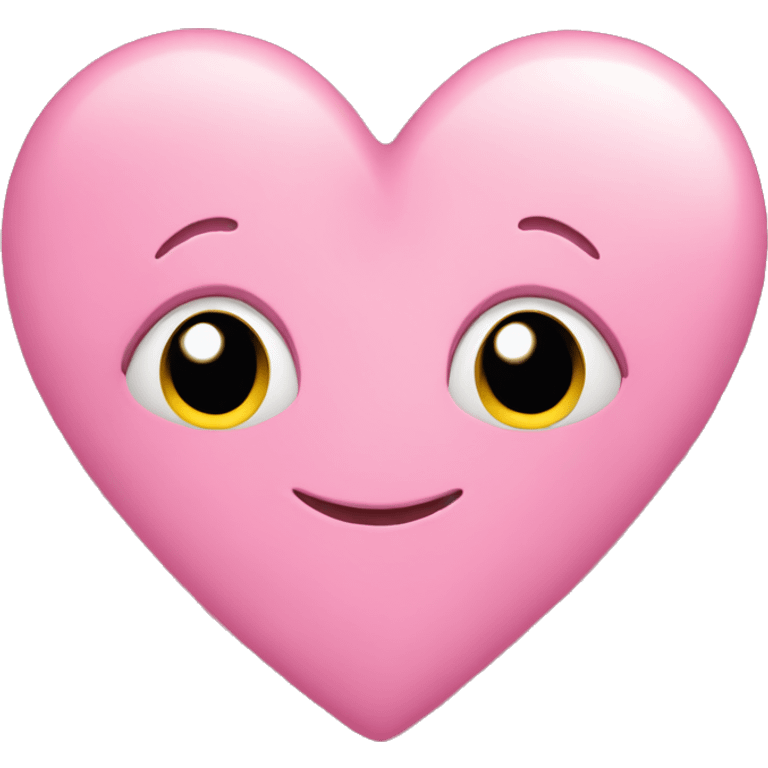 pink love heart  emoji