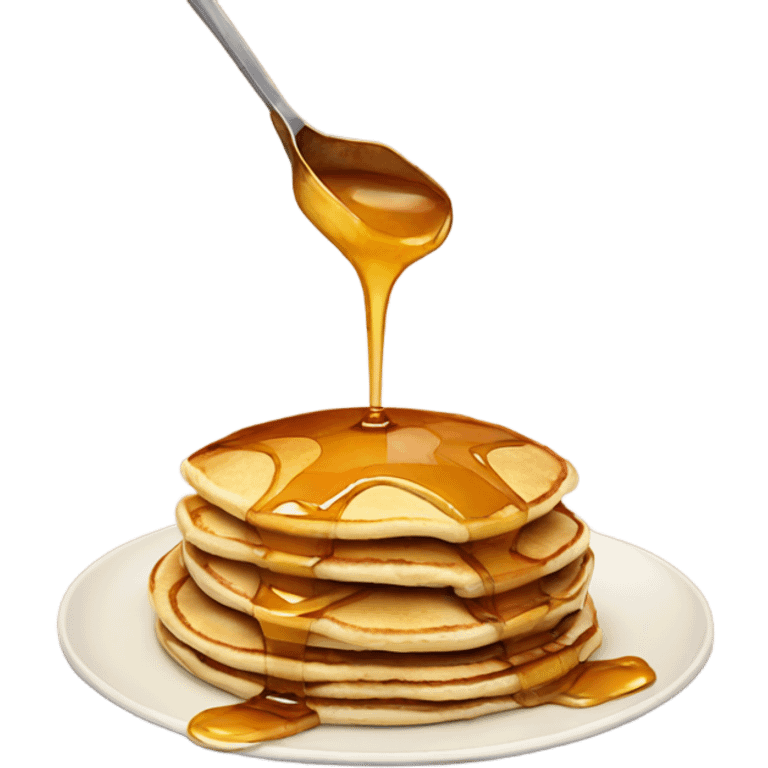 pancakes with syrup emoji