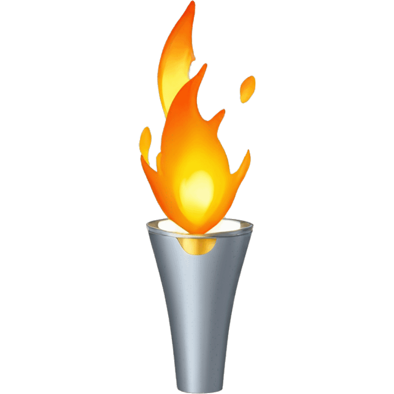 Olympic flame Paris 2024 emoji