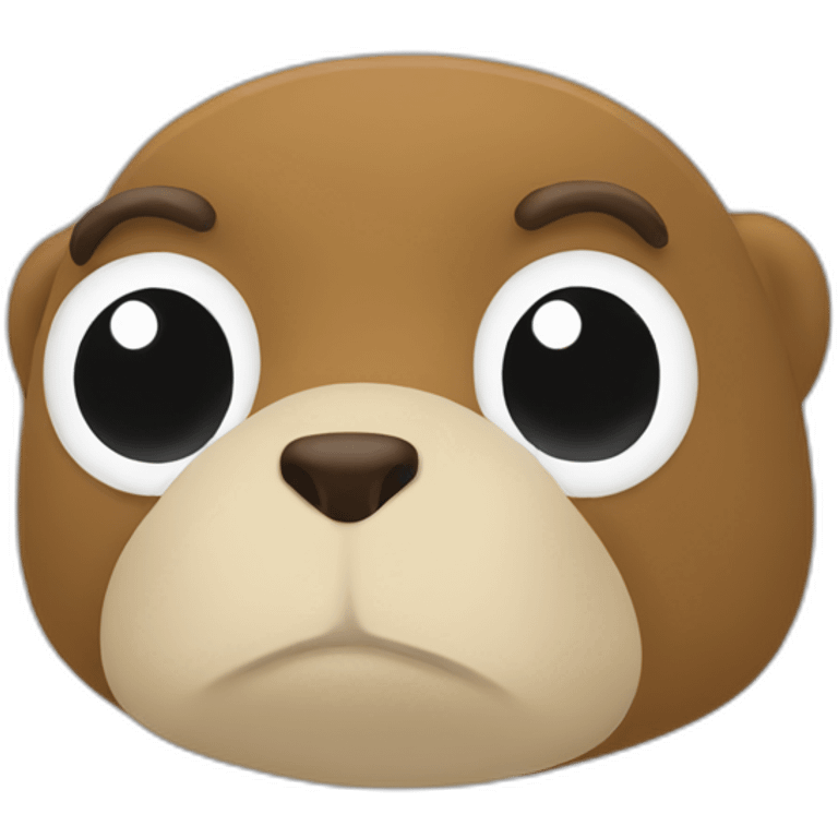 A sad golang programming gopher in pepe style emoji