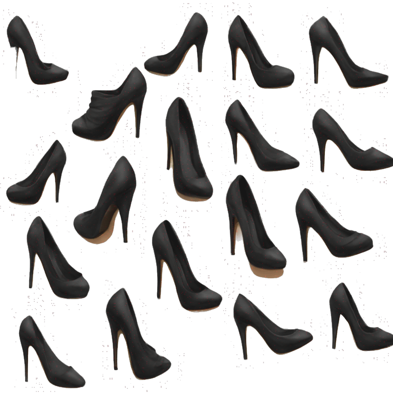 Black so Kate heels emoji