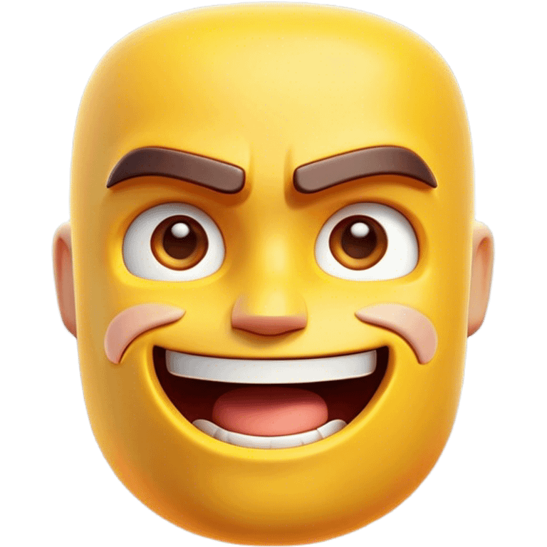 Clash of Clans aesthetic: Cinematic Playful Kinect Sensor Portrait Emoji, rendered in a 3D vector-style similar to standard emojis with minimal shading and bold, simplified shapes. A compact, distinct form with signature details, softly glowing with a modern gaming energy charm. Simplified yet unmistakably iconic, highly detailed and consistent, glowing with a soft radiance and high shine. Stylized with a touch of next-gen innovation and a soft glowing outline, capturing the essence of a beloved gaming relic with a friendly, playful manner! emoji