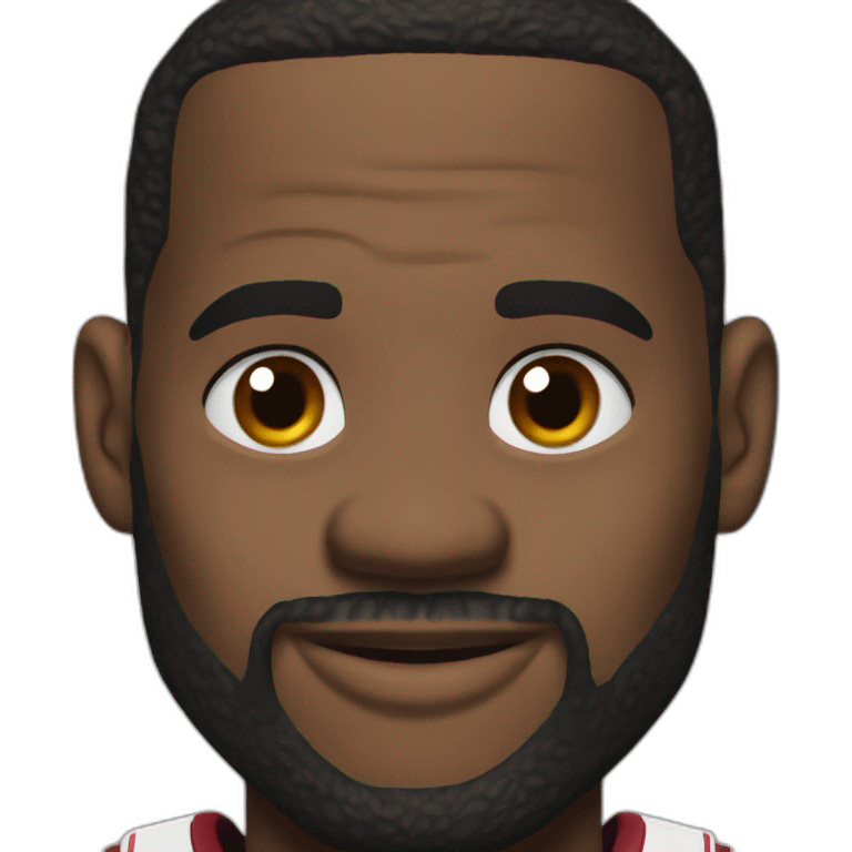 Lebron James étonné emoji