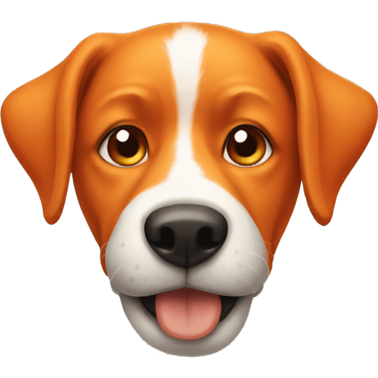 orange dog's head emoji