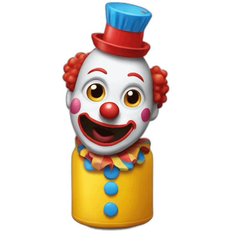 clown in a bidon emoji