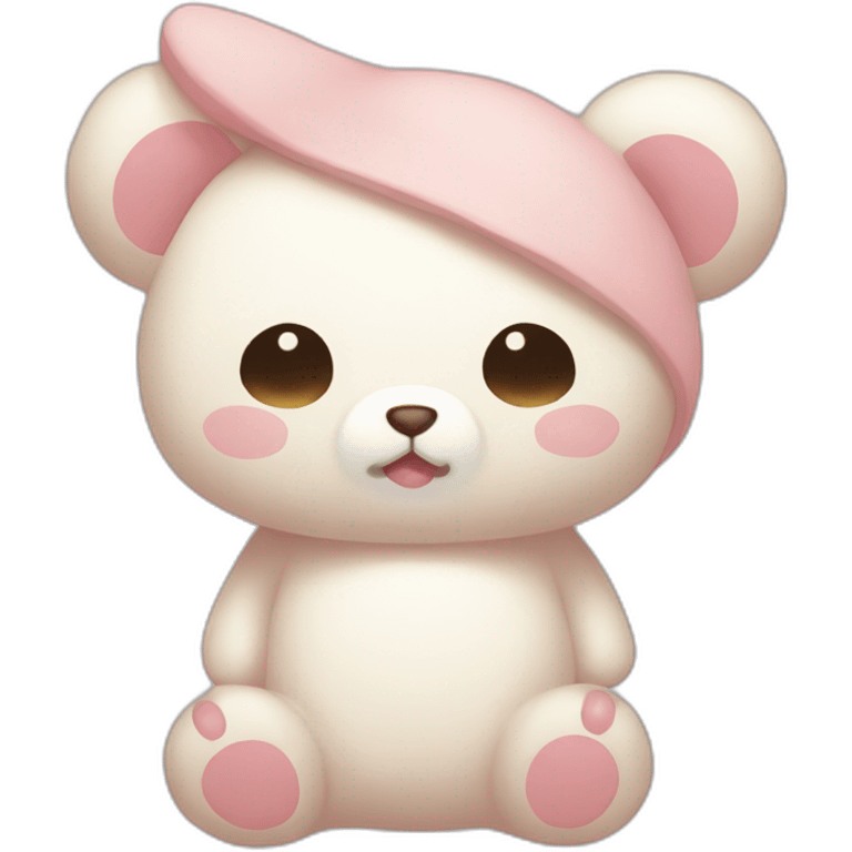 korilakkuma with mogwai emoji