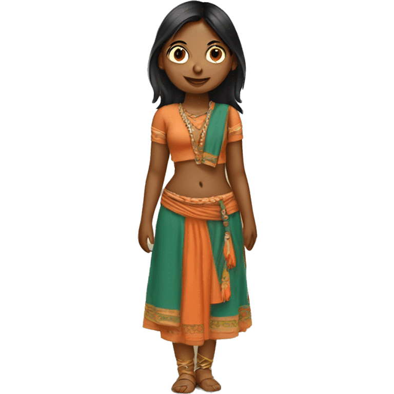 Girl indian emoji