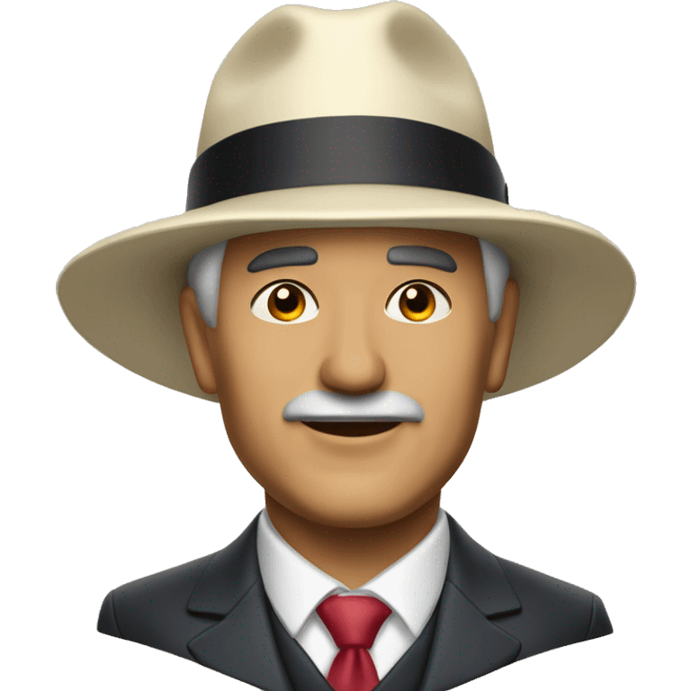 Ricardo Salinas de Gortari with a hat emoji