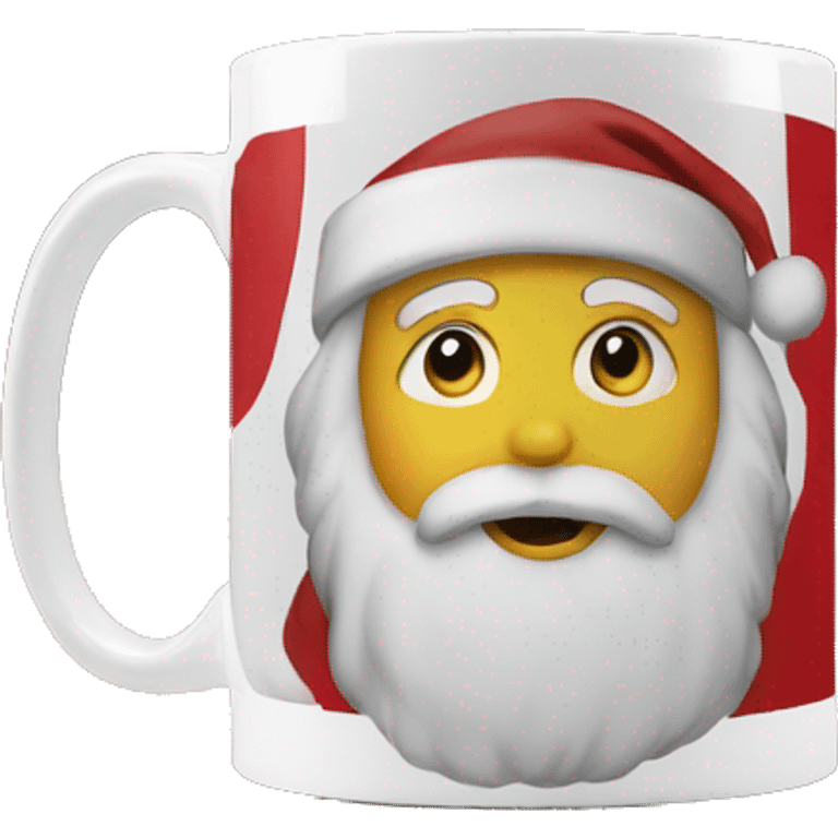 Santa mug emoji