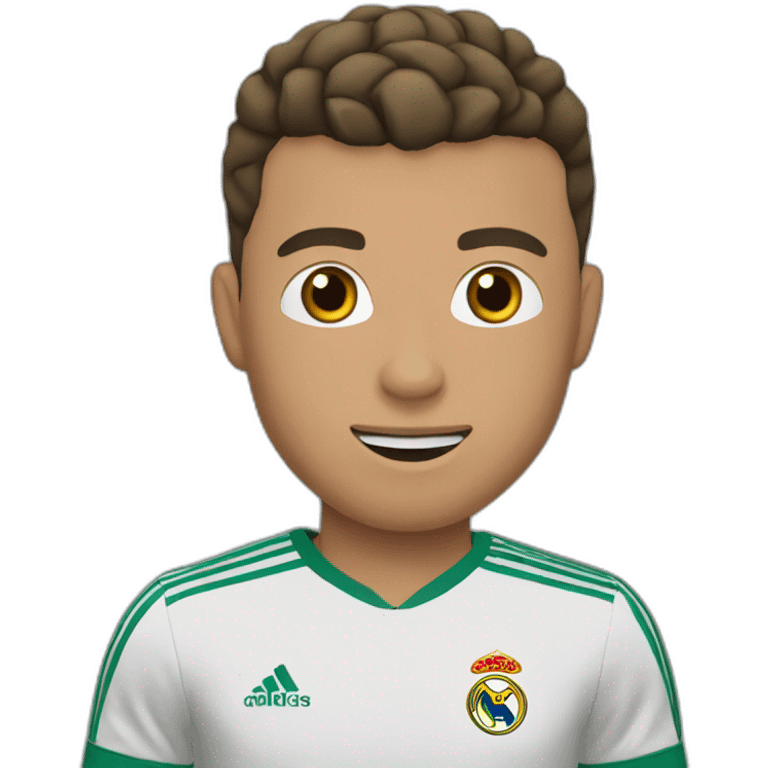 Ronaldo entrain de célébrer emoji