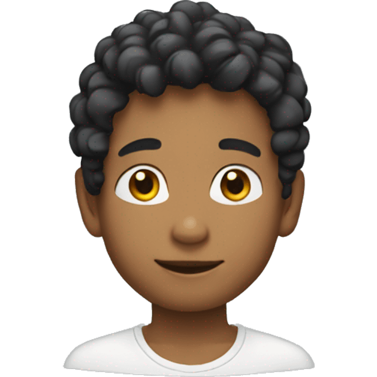 Niño con aritos  emoji