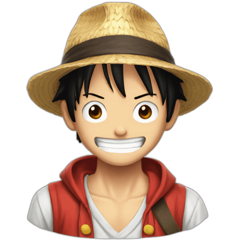 Luffy realiste emoji