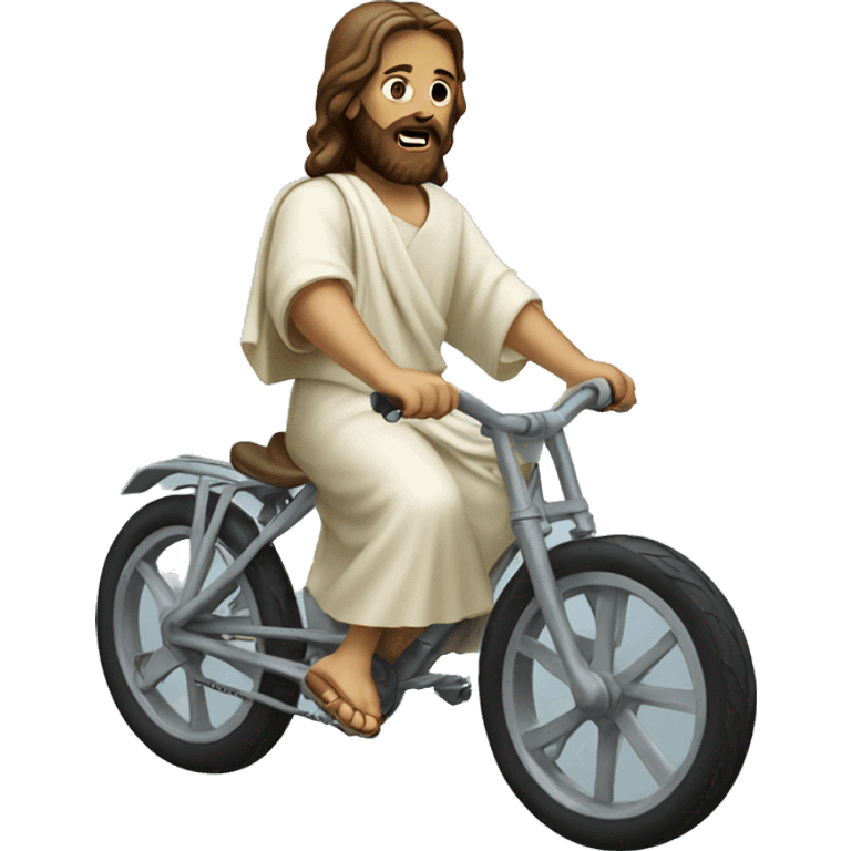 jesus on a bike emoji