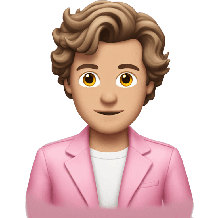 Harry styles in pink outfit emoji