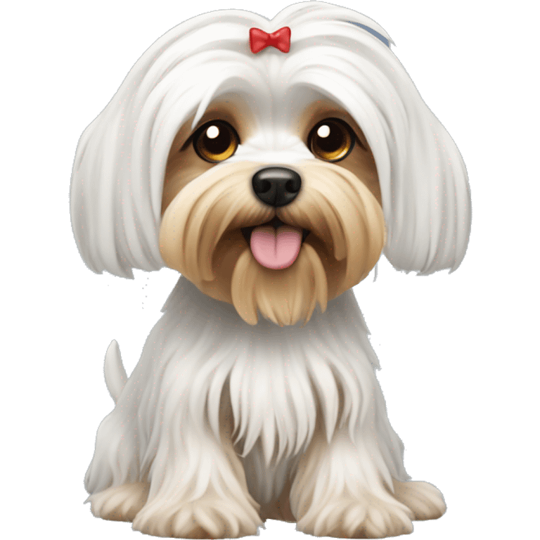 maltese yorky dog emoji