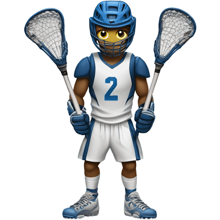 Lacrosse player emoji