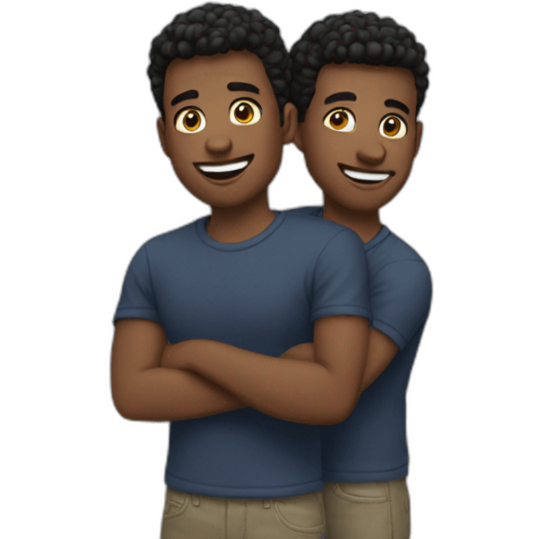 2 amazing gay boys emoji