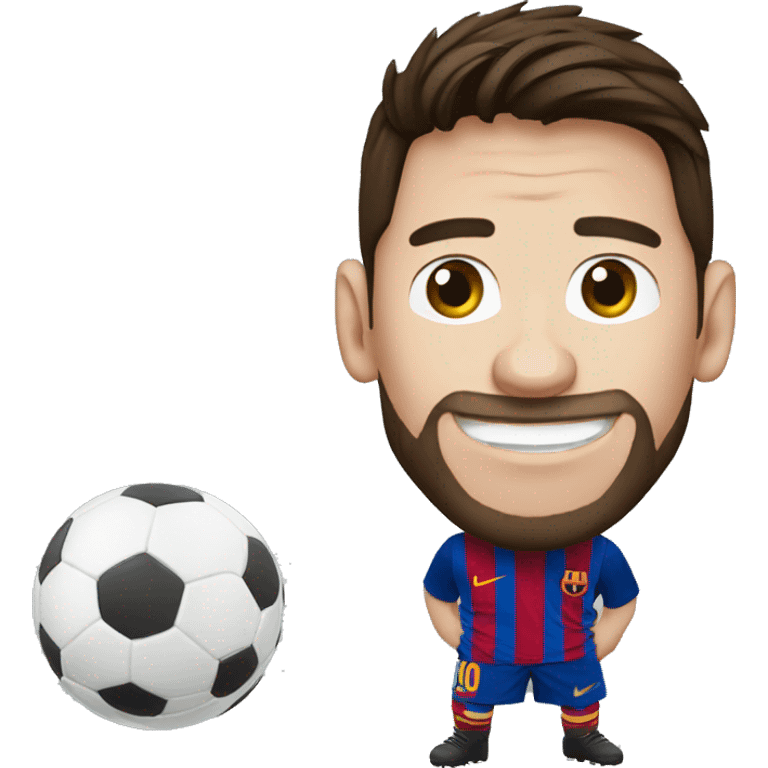 Messi as a goolkeper emoji