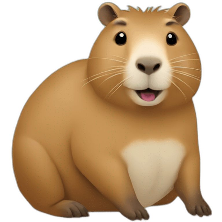 capybara on a vacation emoji