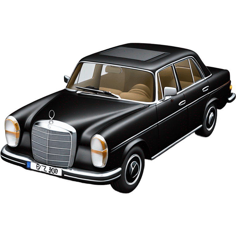 Mercedes-Benz 260D black emoji