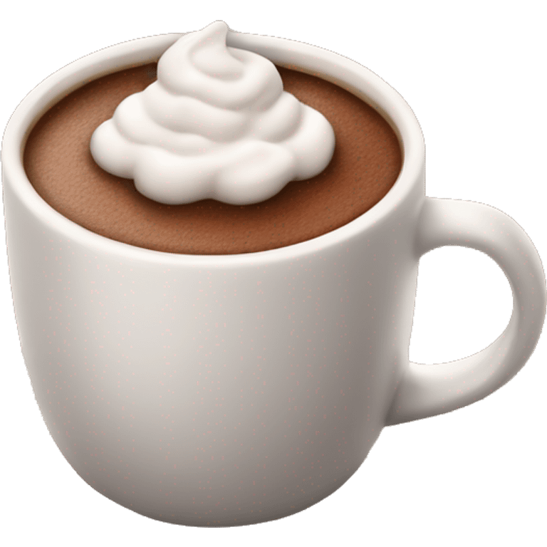 Hot cocoa in a mug emoji